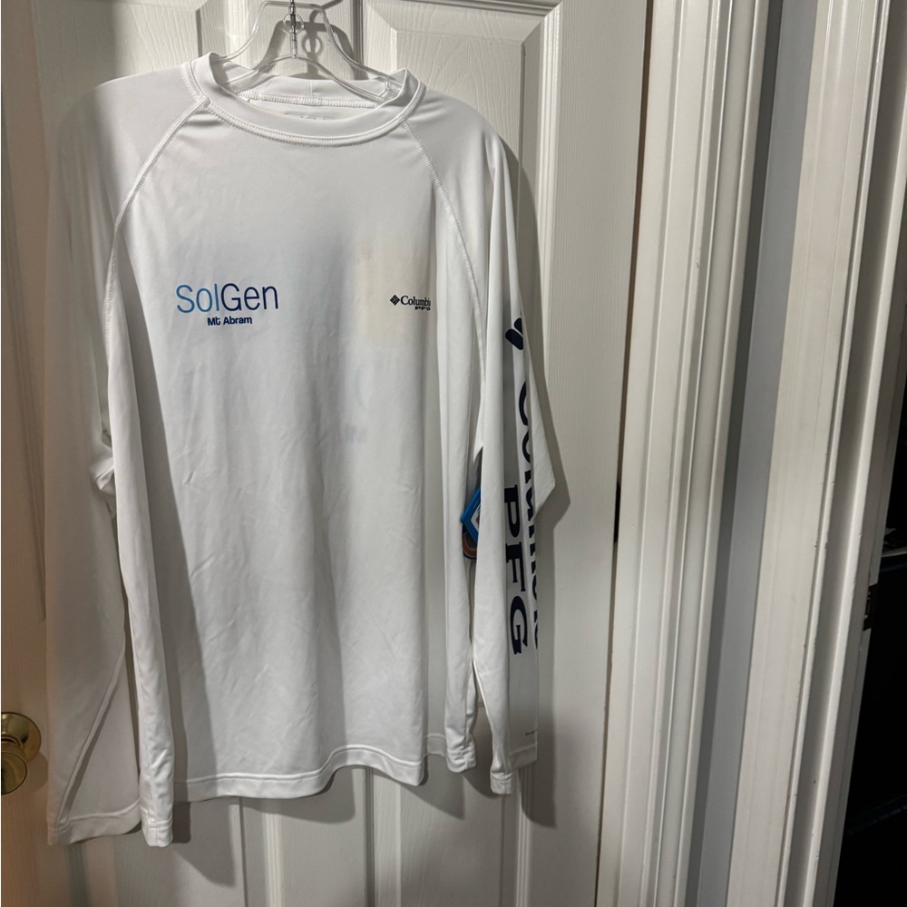 Columbia White Men's Swim Rash Guard